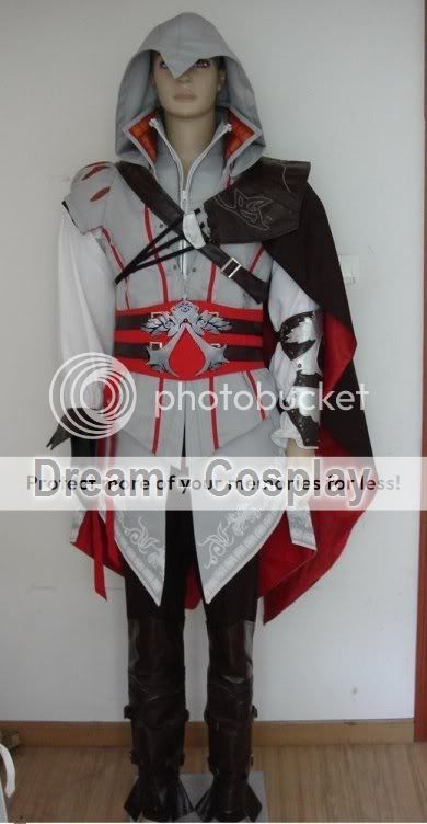 Assassins Creed EZIO Costume 2 II anime cosplay NEW  