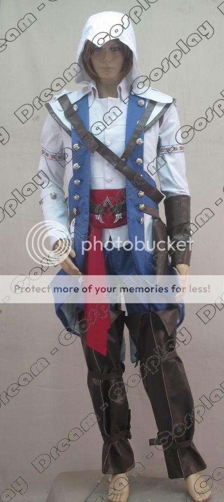 Assassins Creed III Connor Kenway Cosplay AC 3 Costume Revolutionary 