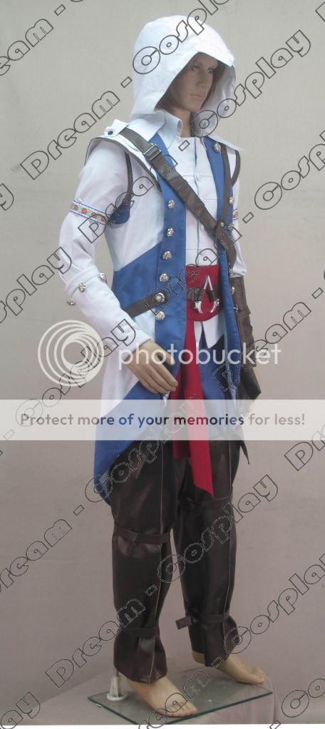 Assassins Creed III Connor Kenway Cosplay AC 3 Costume Revolutionary 