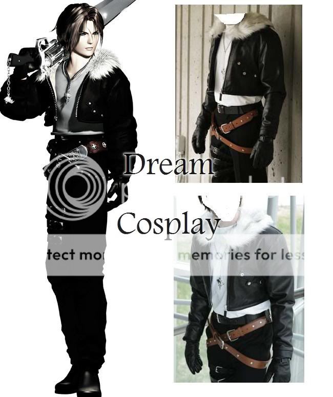 Final Fantasy VIII 8 Squall Lionheart Cosplay Costume  